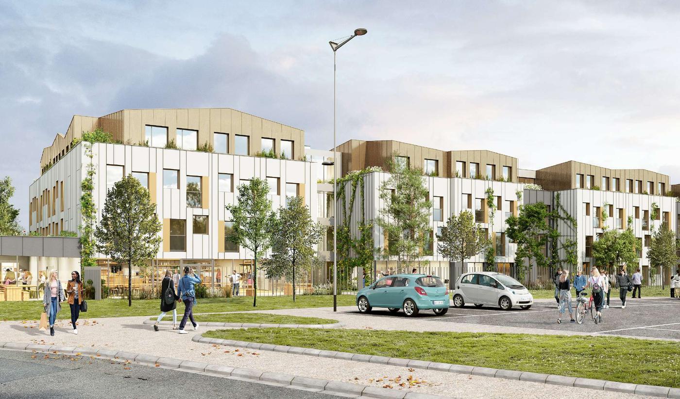 BABYLONE, Villeneuve-d’Ascq — 196 logements étudiants et une cellule commerciale