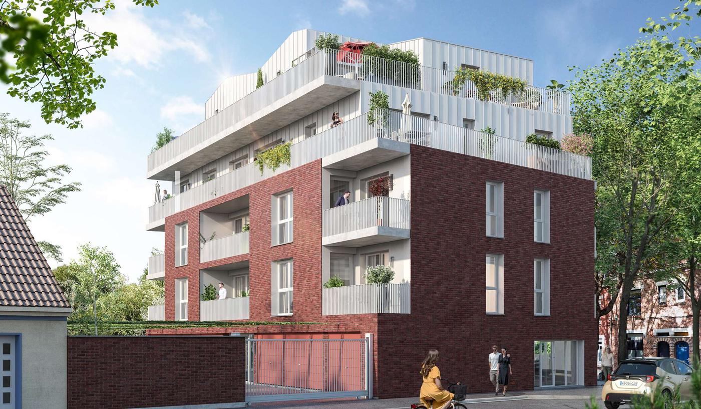 LENÔTRE, Croix — 12 logements, 2 cellules d’activités et une cellule commerciale