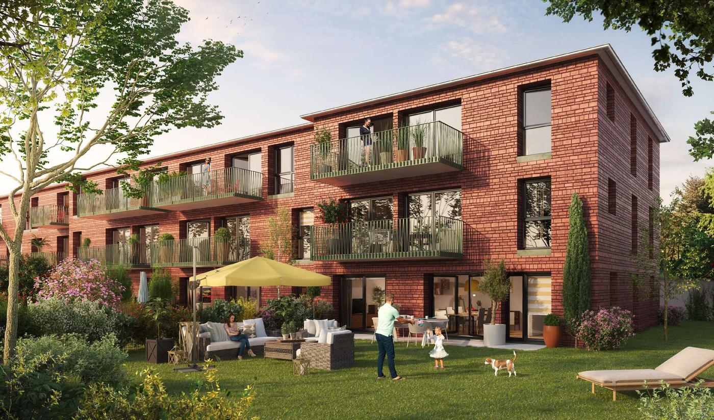 LE PATIO, Faches-Thumesnil — 16 logements