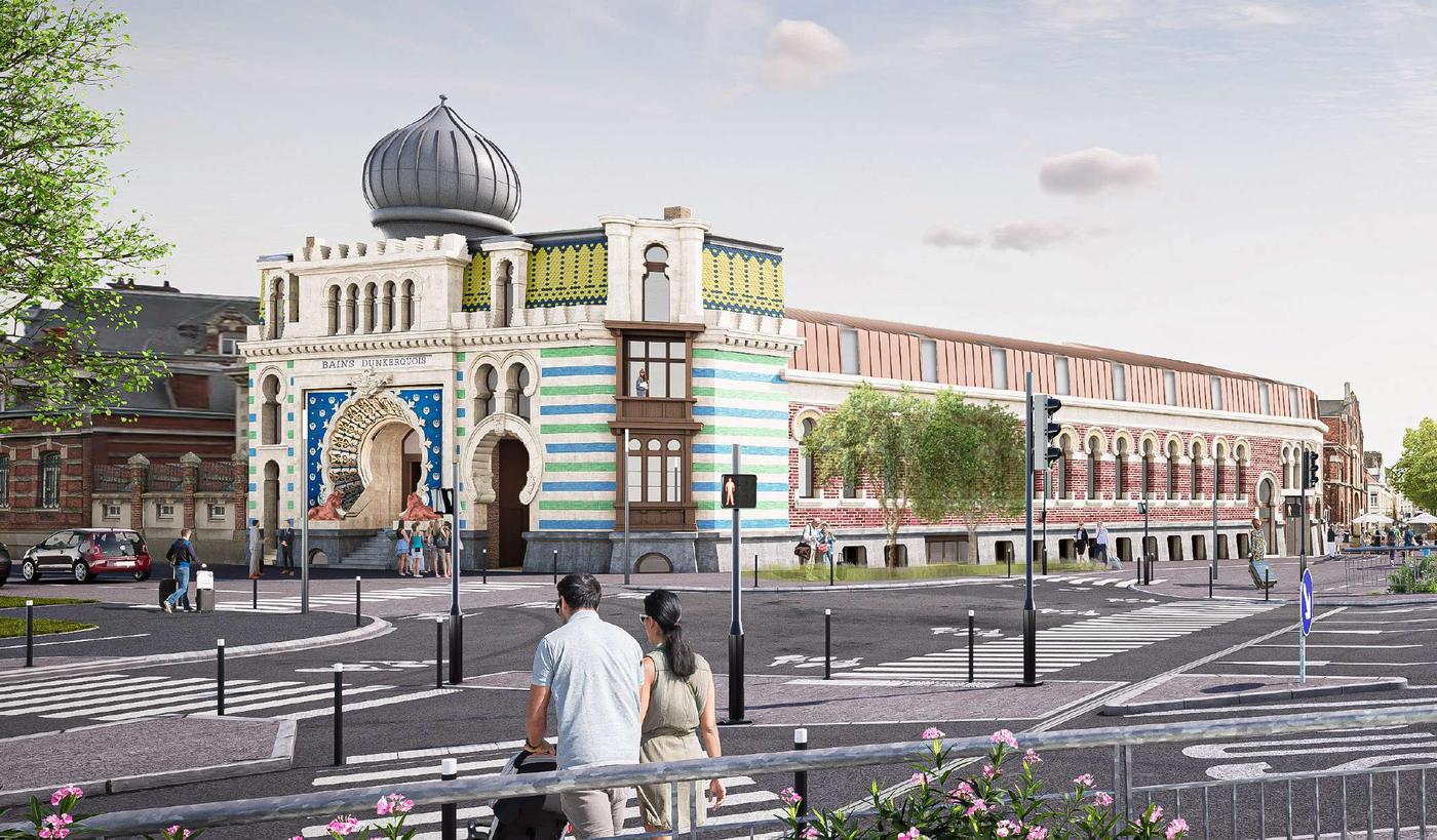 LES BAINS DUNKERQUOIS, Dunkerque — Hôtellerie et espace de restauration