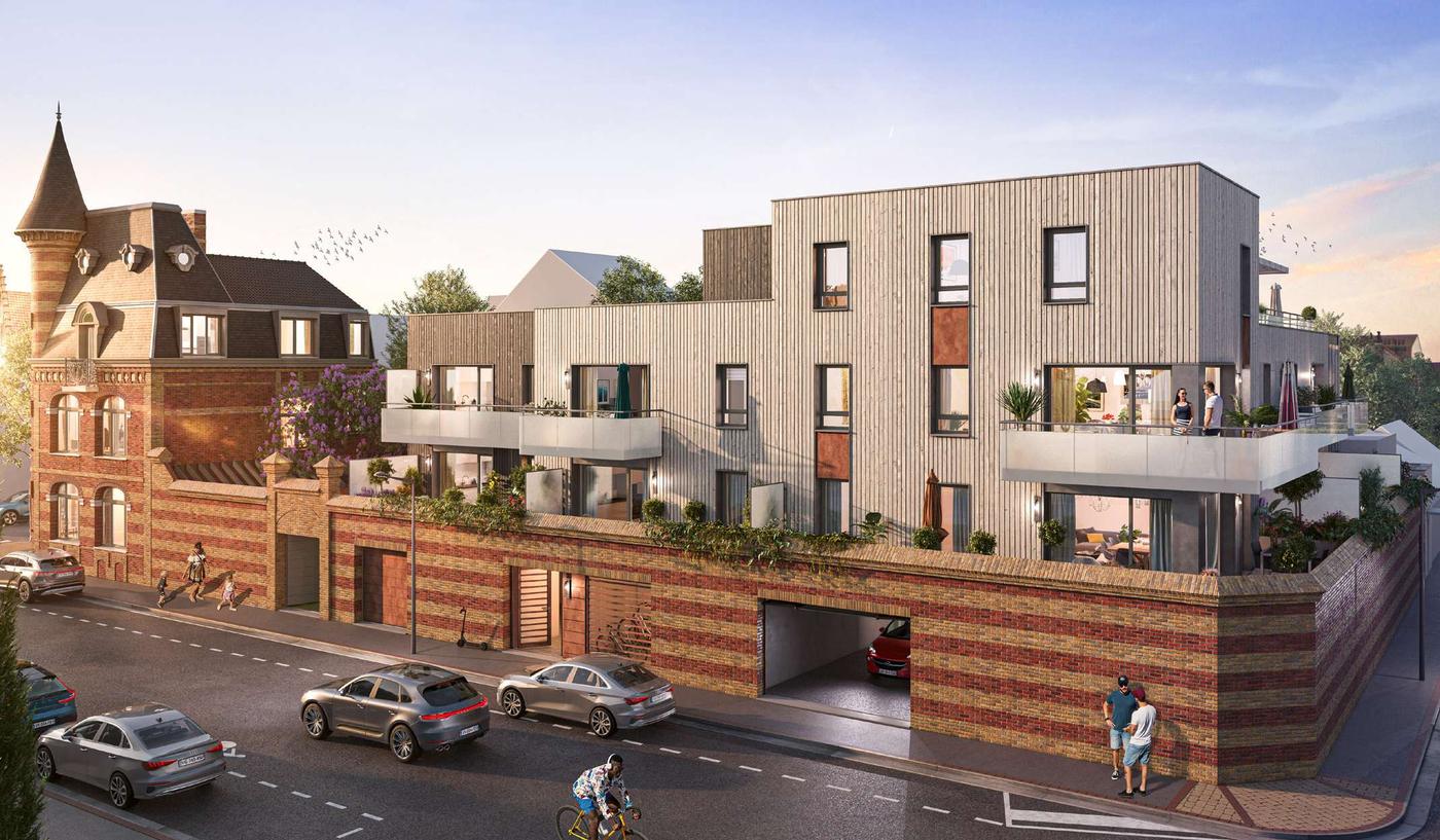 LA CANOPÉE, Malo-les-Bains — Une villa et 14 appartements